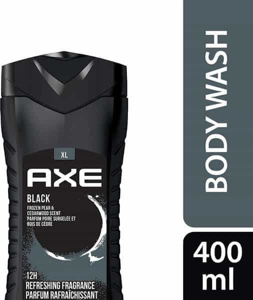 Axe Black 3 In 1 Body | Face & Hair Wash For Men | Long-Lasting Fragrance | 400Ml