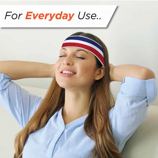 Vissco Headache Band (Mild Support)| Relieves Headache With Firm &Uniform Compression (Multicolour)