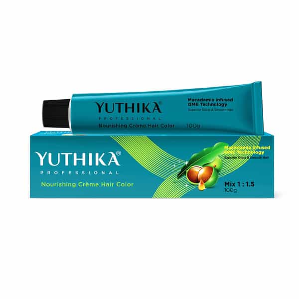 Yuthika Professional Creme Hair Color 6.3 Dark Golden Copper Blonde 100G | Permanent Colour | Unisex