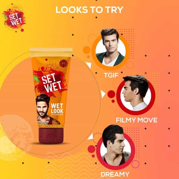Set Wet Wet Look Hair Gel 50 Ml