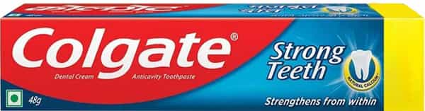 Colgate Strong Teeth Anticavity Toothpaste With Amino Shakti Formula - 46G