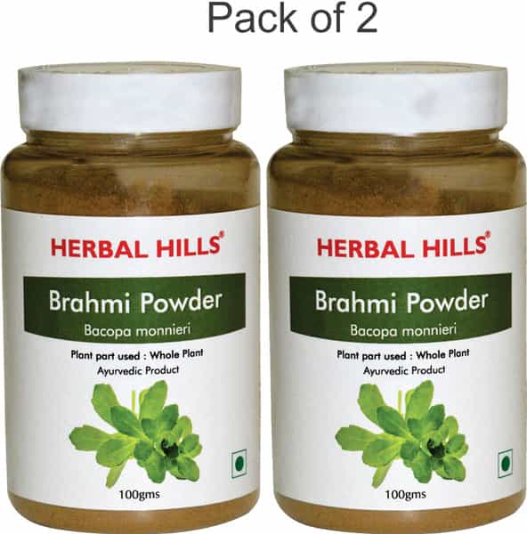 Herbal Hills Brahmi Powder - 100 Gms (Pack Of 2)