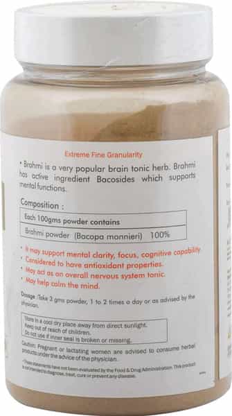 Herbal Hills Brahmi Powder - 100 Gms (Pack Of 2)