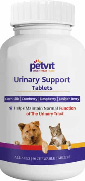Petvit Urinary Support Tablets All Breeds Of Dogs & Cats - 60 Chewable Tablets