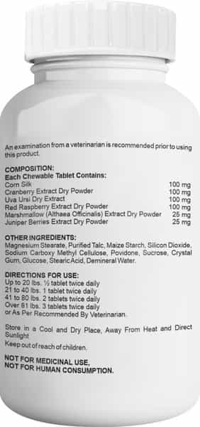 Petvit Urinary Support Tablets All Breeds Of Dogs & Cats - 60 Chewable Tablets