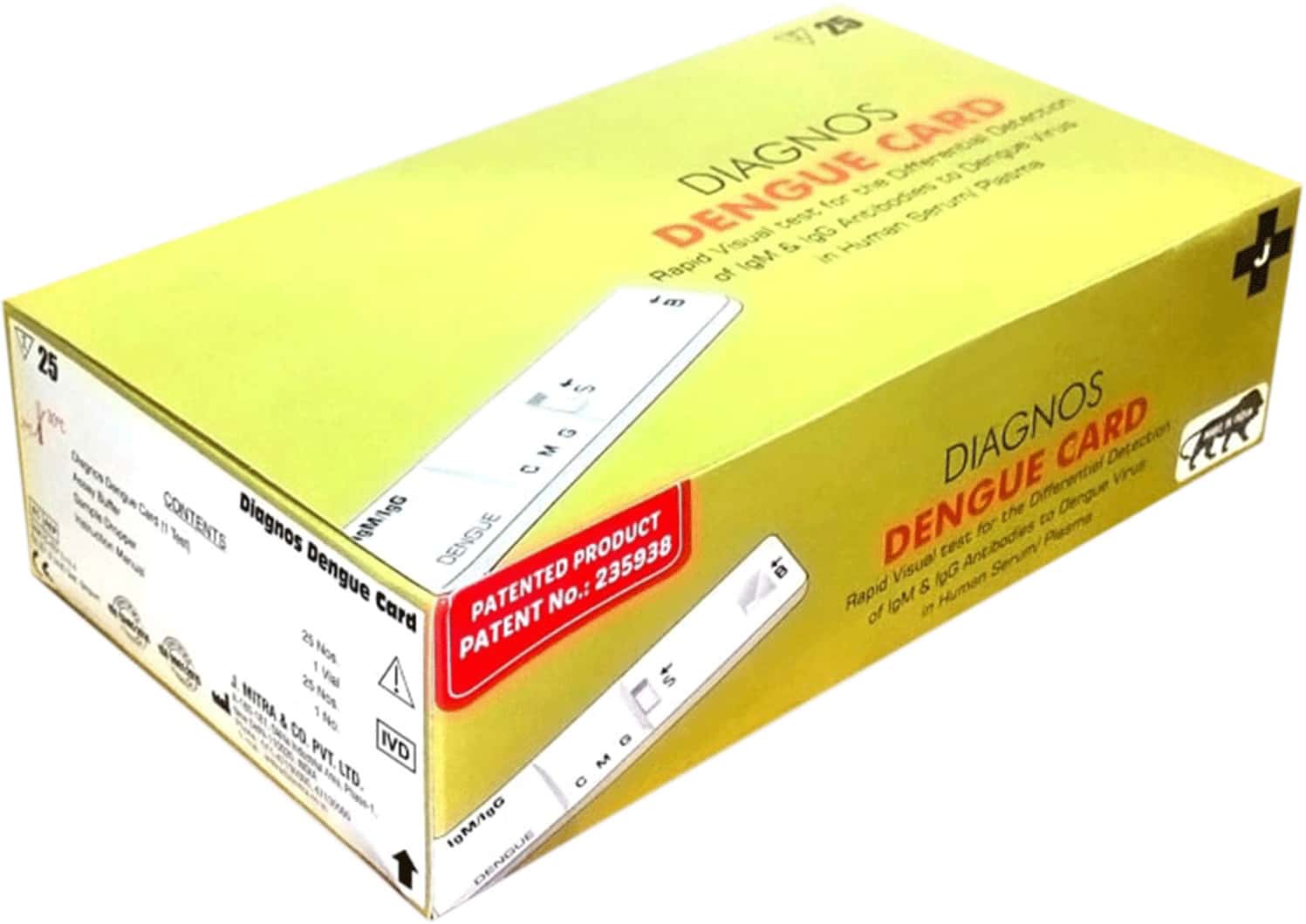 Diagnos (J Mitra) Dengue Igg Igm Antibody Kit | 25 Tests