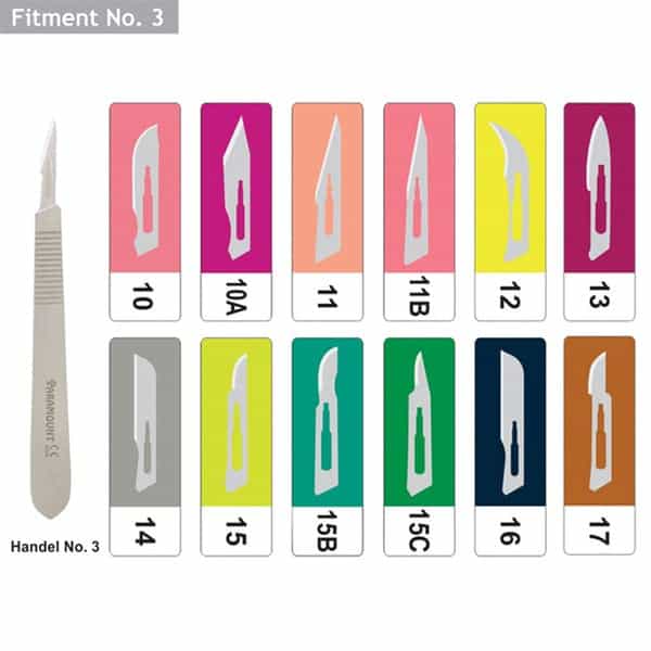 Paramount Surgical Blade No. 11 100 Pcs Per Packet Pack Of 1