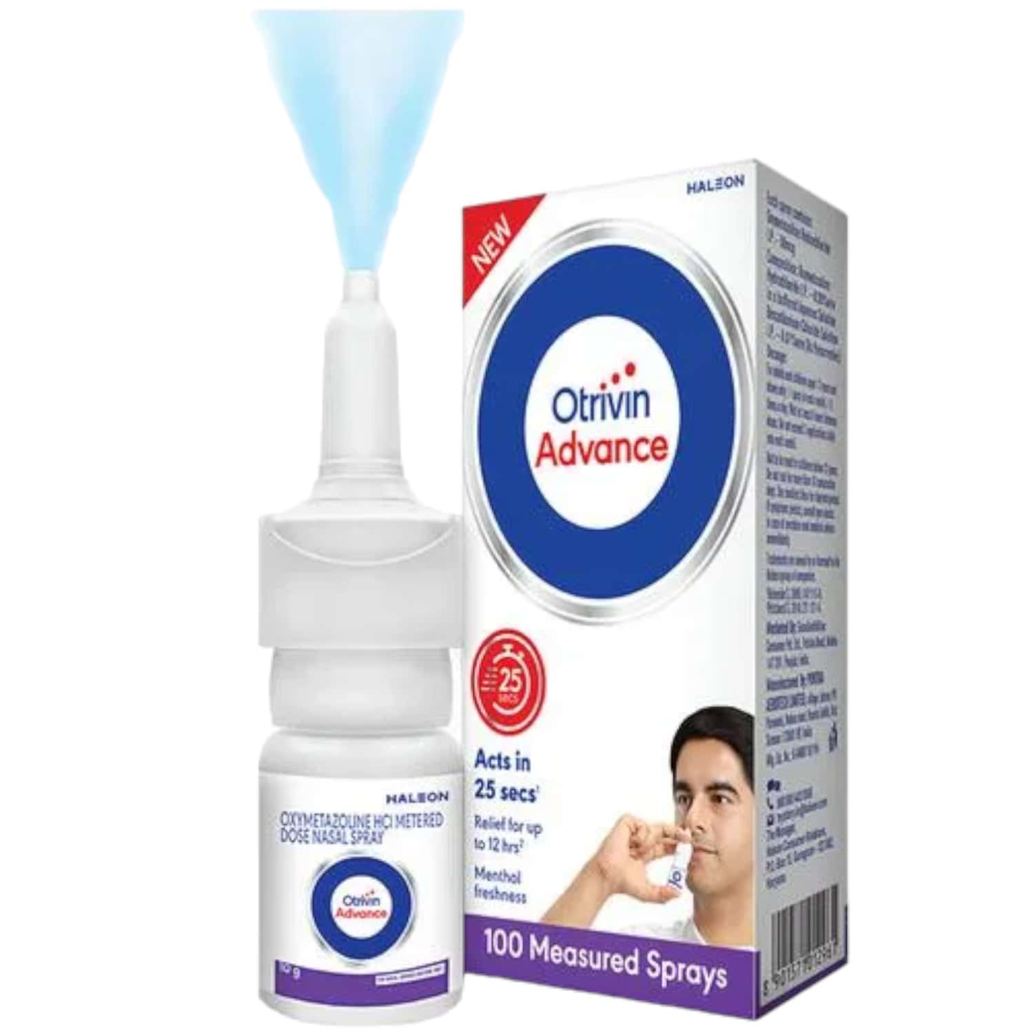 Otrivin Advance Menthol Freshness Adult Nasal Spray 10gm
