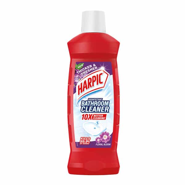 New Harpic Disinfectant Bathroom Cleaner Floral Bloom Bottle 500Ml