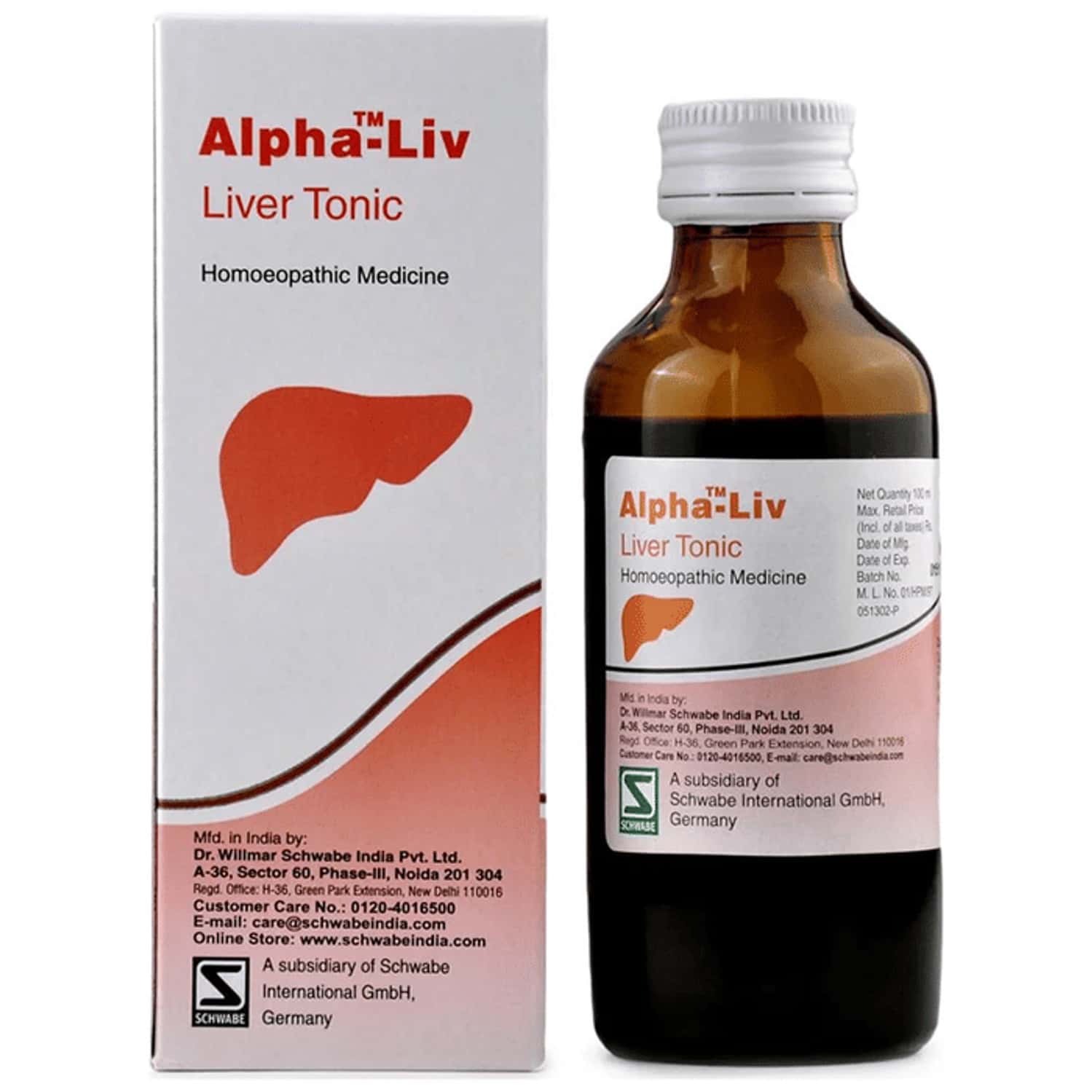 Dr. Willmar Schwabe India Alpha-liv Liver Tonic 100 Ml