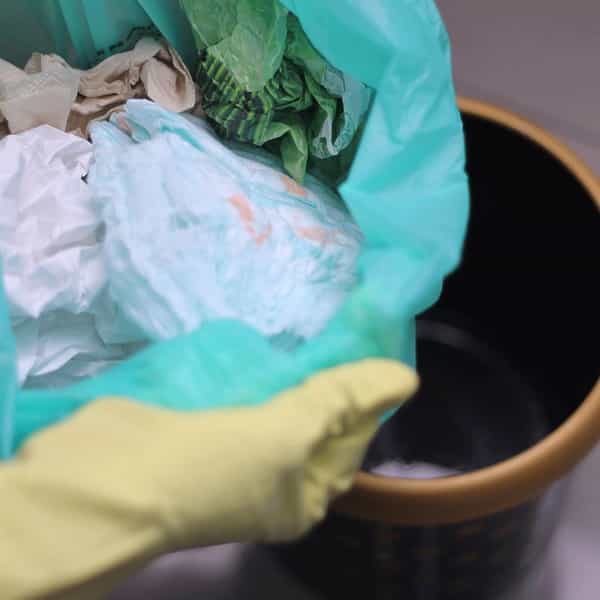 Beco Compostable Medium 19 X 21 Inches Garbage Bags/Trash Bags/Dustbin Bags - 15 Pieces