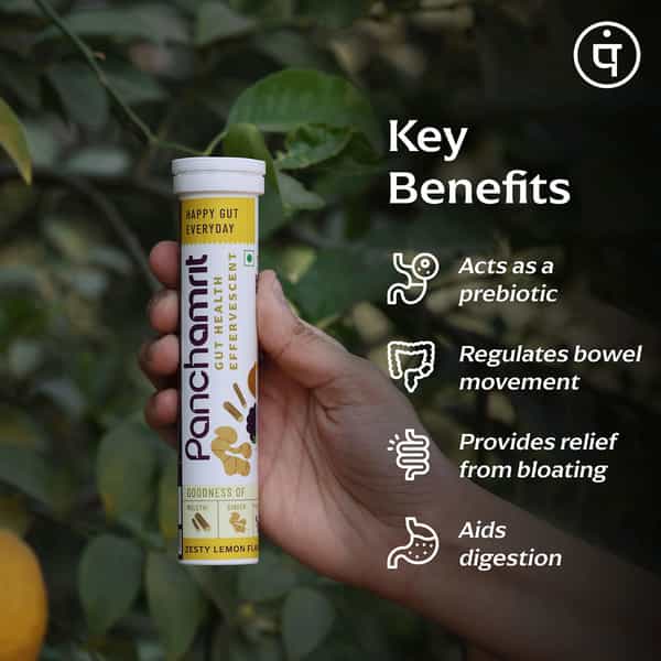 Panchamrit Gut Health Effervescent Tablets | 20 Units