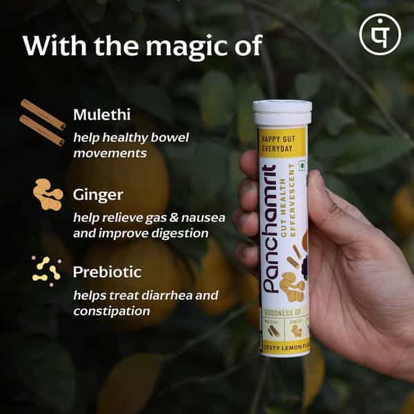 Panchamrit Gut Health Effervescent Tablets | 20 Units