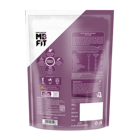 Muscleblaze Fit High Protein Muesli (Fruits & Nut | 400G) | 22G Protein
