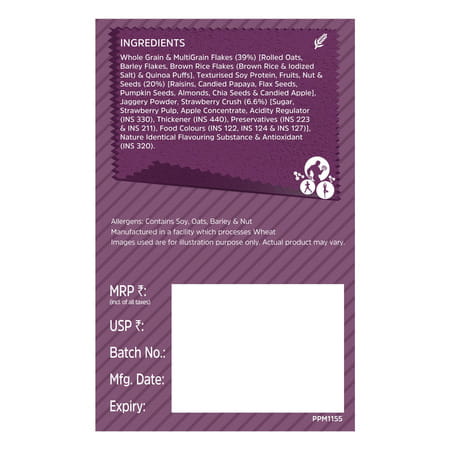 Muscleblaze High Protein Muesli 400 G | Fruits & Nut | 19 G Protein | Protein Breakfast Cereals