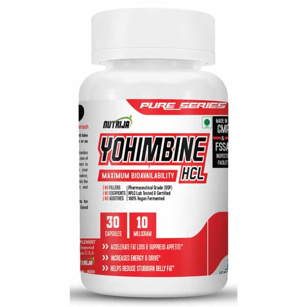Nutrija Yohimbine 10Mg - 30 Capsules