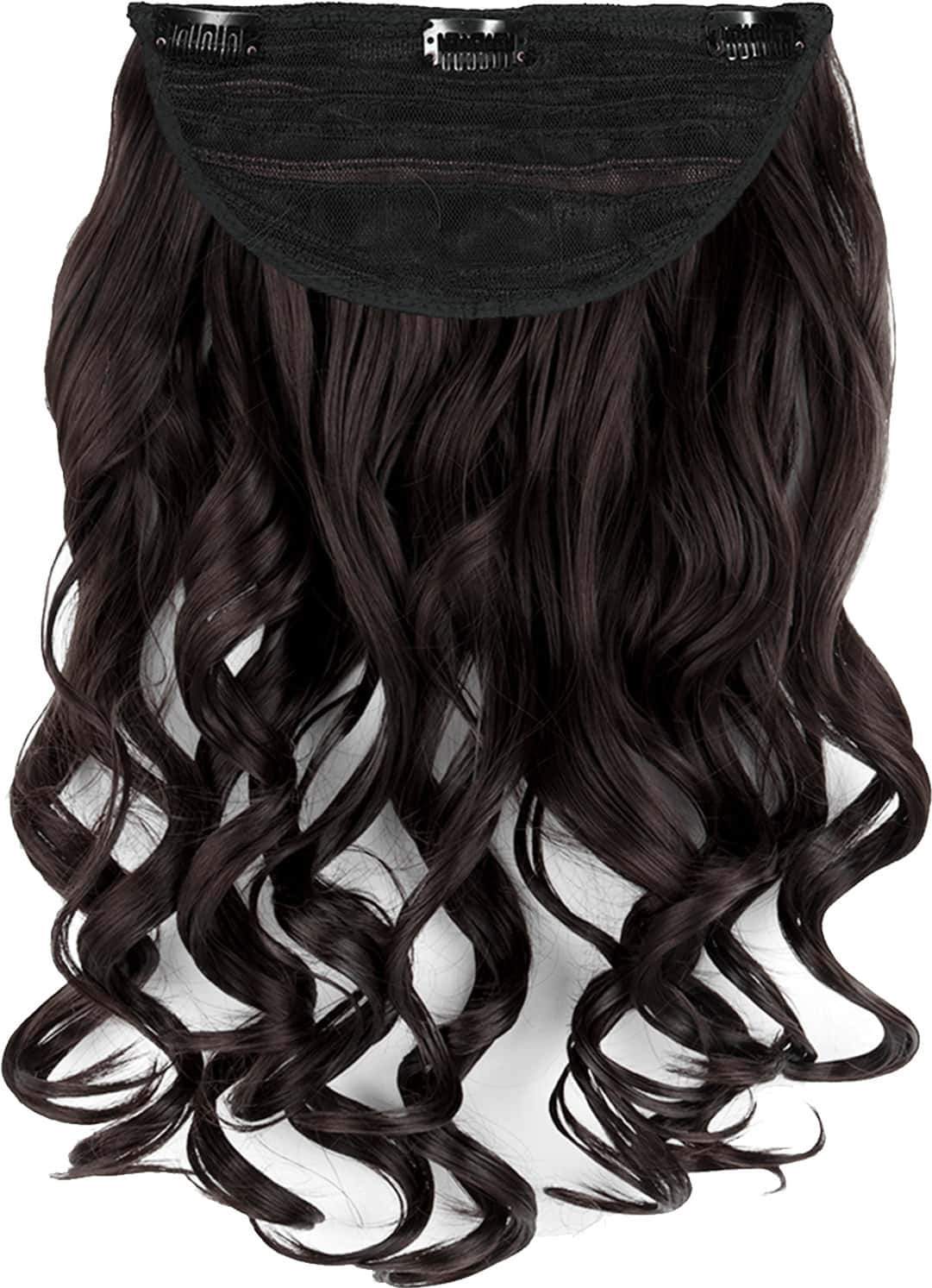 Streak Street Clip-In 18'' Soft Curls Dark Brown Hair Extensions