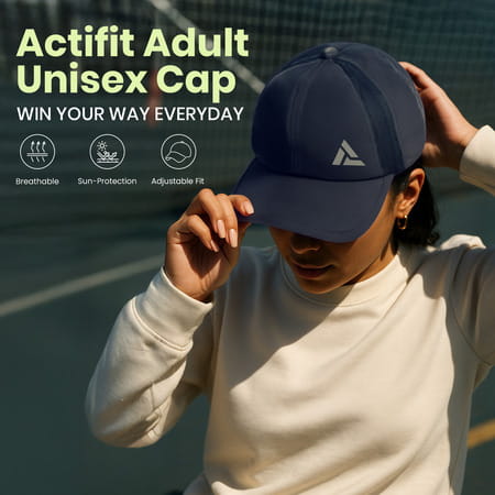Actifit Unisex Sports Cap | Lightweight & Breathable | Navy | 1 Pack