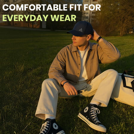 Actifit Unisex Sports Cap | Lightweight & Breathable | Navy | 1 Pack