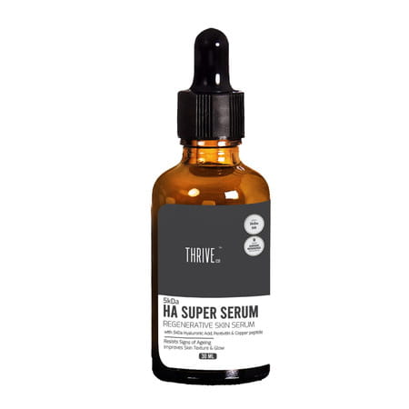 Thriveco 5kda Hyaluronic Acid Super Skin Serum|50 Ml X Pack Of 2