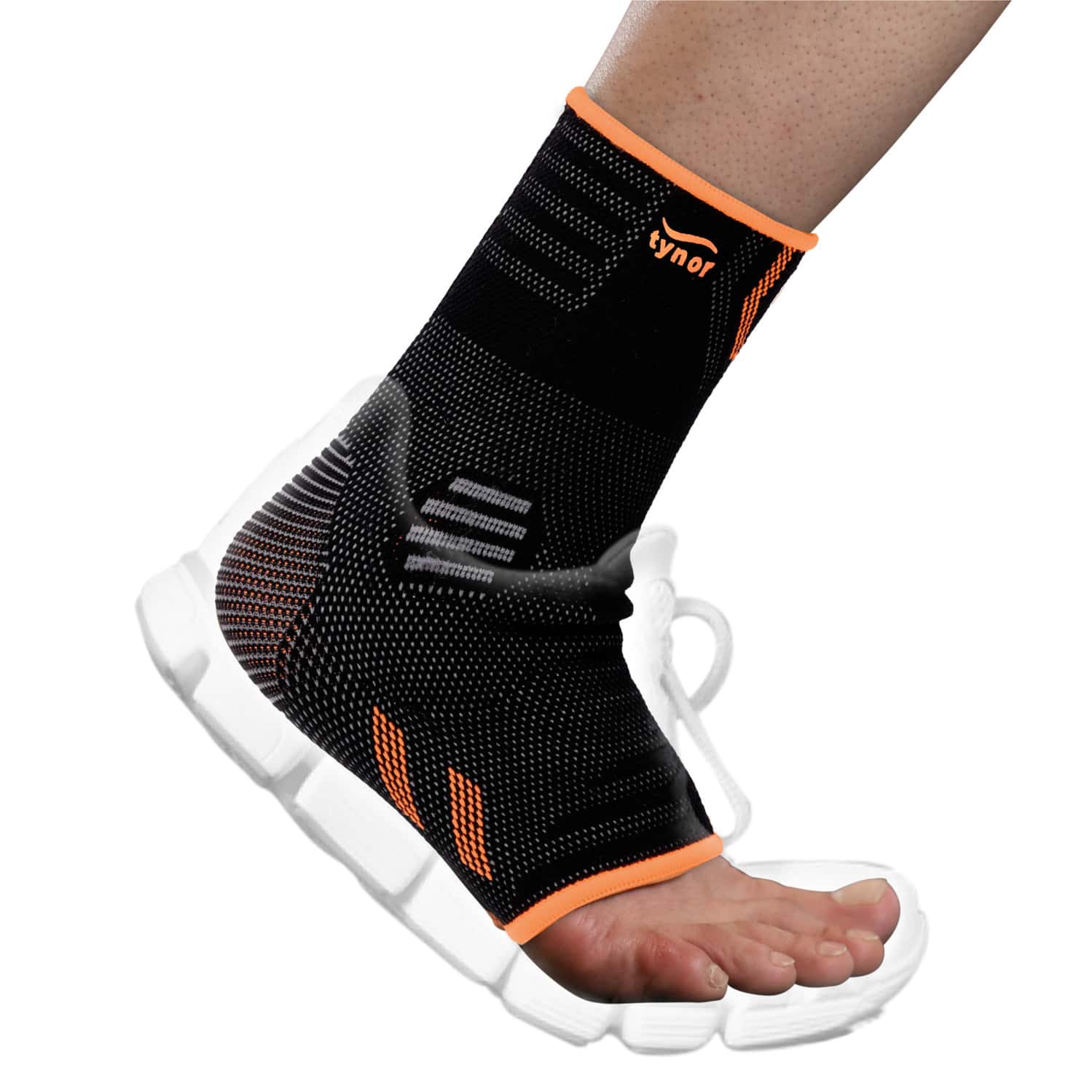 Tynor Ankle Support Air Pro Black & Orange Medium 1 Unit