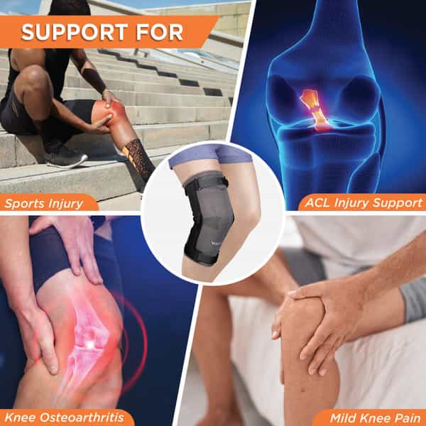 Vissco Hinged Knee Cap | Knee Joint With Mediolateral Hinges - Xxl - Beige
