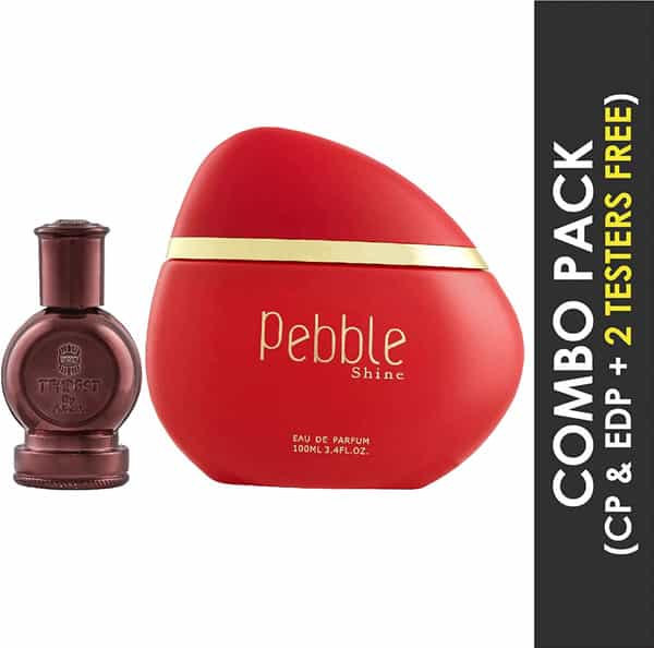 Ajmal Tempest Cp Alcohol-Free Attar 12Ml For Unisex And Maryaj Pebble Shine Edp 100Ml For Women