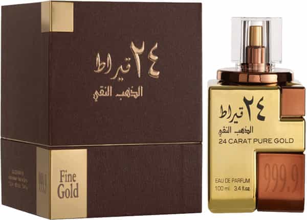 Lattafa 24 Carat Pure Gold Long Lasting Imported Eau De Perfume 100Ml