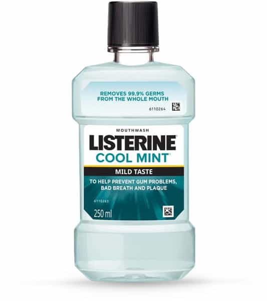 Listerine Mouthwash Coolmint Mild 250Ml
