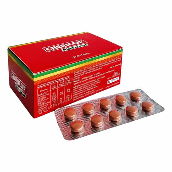 Chericof Natural Strip Of 10 Tablets