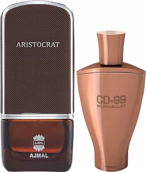 Ajmal Aristocrat Edp 75Ml Perfume For Men And Cd 99 Mukhallat Cp Attar 14Ml For Unisex