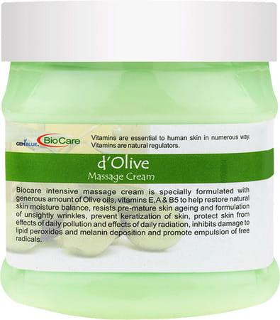 Gemblue Biocare D'Olive Massage Cream 500ml