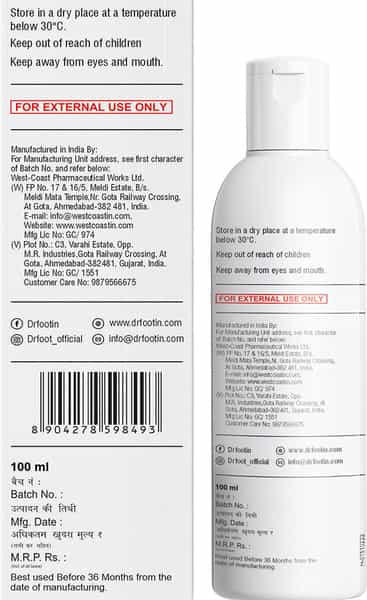 Dr Foot Callus Remover Gel Helps To Remove Calluses Corns - 100Ml