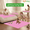 Oyo Baby Waterproof Bed Protector Baby Dry Sheet Large Pink (100 Cm X 140 Cm)