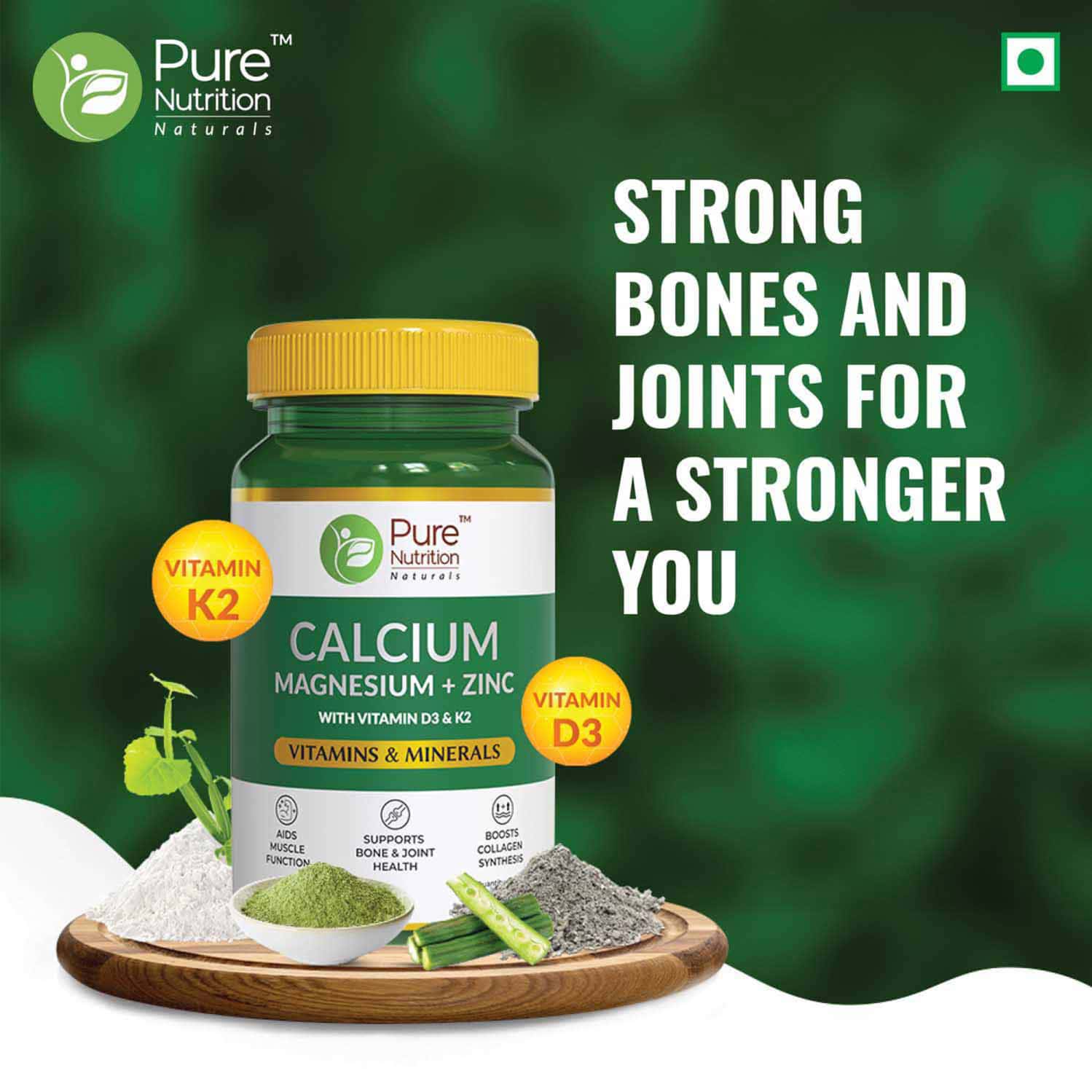 Buy PURE NUTRITION CALCIUM L CALCIUM CITRATE TABLETS FOR BONE AND