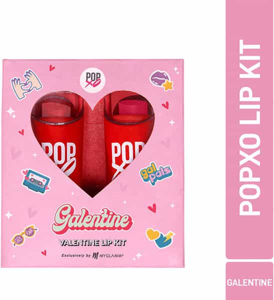 Myglamm Popxo Galentine Lipstick Kit-Better Half | Work Wife