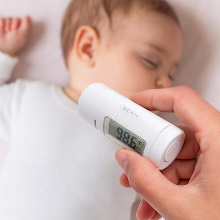 Dr. Odin Oir004 Non Contact Infrared Forehead Thermometer For Baby Child & Adult