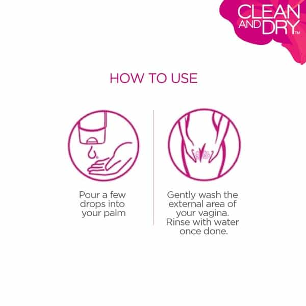 Clean And Dry Intimate Hygiene Wash 190 Ml For Women
