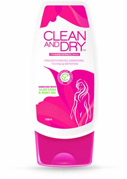 Clean And Dry Intimate Hygiene Wash 190 Ml For Women