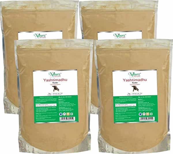 Naturz Ayurveda Yashtimadhu Powder - 1 Kg Value Pack Of 4