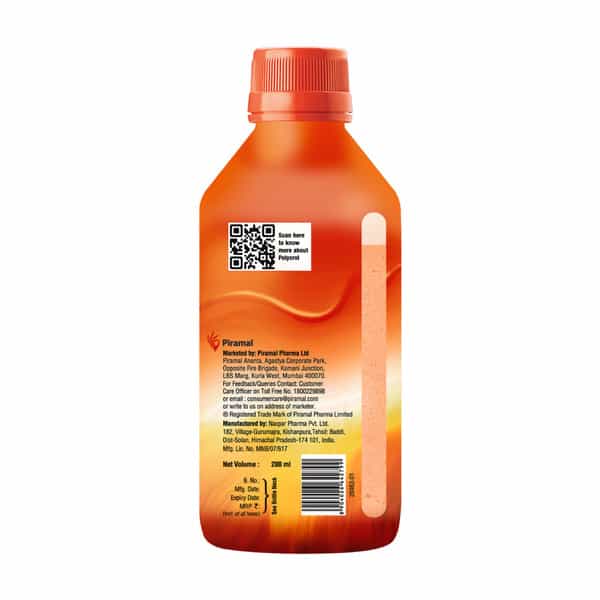 Polycrol Xpress Relief From Acidity & Gas | Antacid | Sugar Free | Orange Flavour | 200 Ml