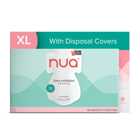 Nua Sanitary Pads |Xl | 50 Pads