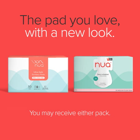 Nua Sanitary Pads |Xl | 50 Pads