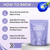 Nutrazen Eternal Brew Butterfly Pea Blue Tea Bags | Antioxidant Rich Herbal Tea | 30 Servings