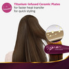Philips Bhs738/00 Kerashine Tutanium Wide Plate Straightener With Silkprotect Technology