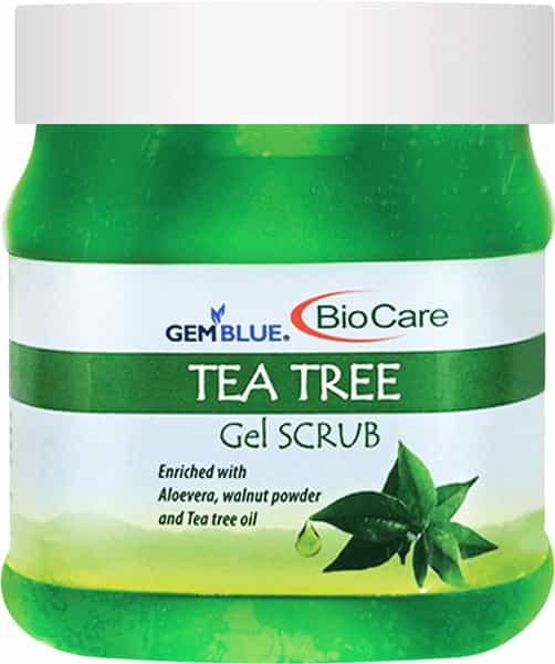 Gemblue Biocare Tea Tree Gel Scrub 500Ml