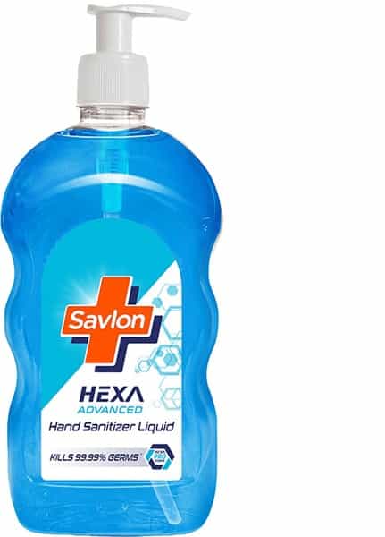 Savlon Hexa Advanced Hand Sanitizer Liquid Pump Pack 70% Alcohol Based- 500Ml