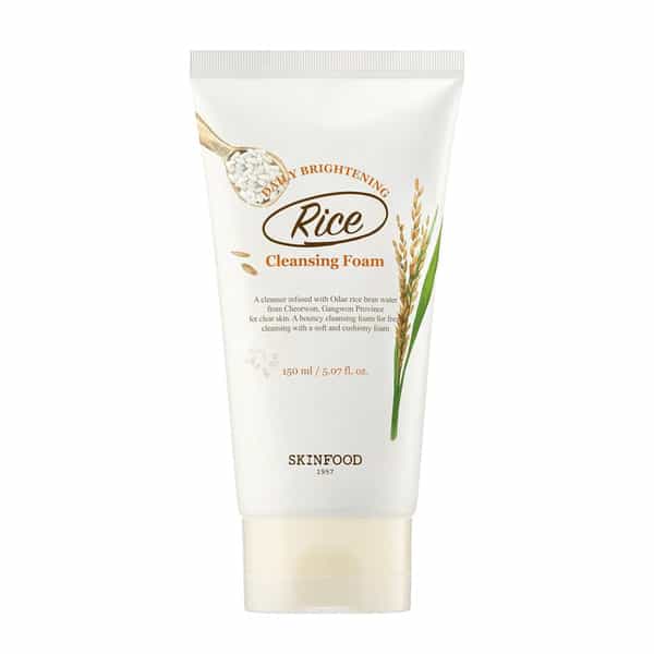 Skinfood Rice Daily Brightening Scrub Foam - Rice Bran Water - Cheorwon Odae - 150Ml