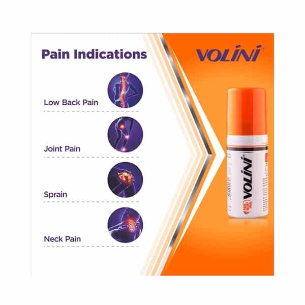 Volini Pain Relief Spray 15 Gm (Pack Of 3)