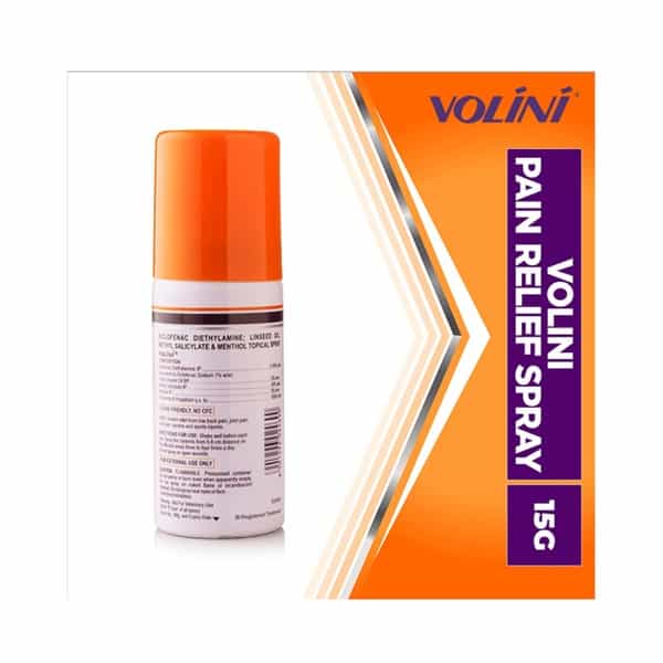 Volini Pain Relief Spray 15 Gm (Pack Of 3)